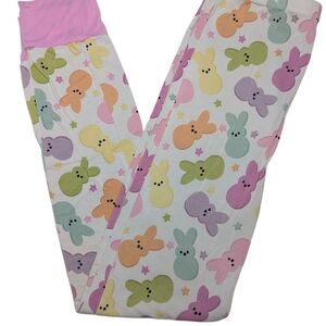 Colorful Bunny Print Kids Pajamas
